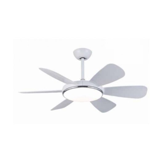 Ventilateur de Plafond avec Lumière FM Calefacción VT-NIX L 24W 107cm 6 Vitesses DC Télécommande Minuterie Inversion