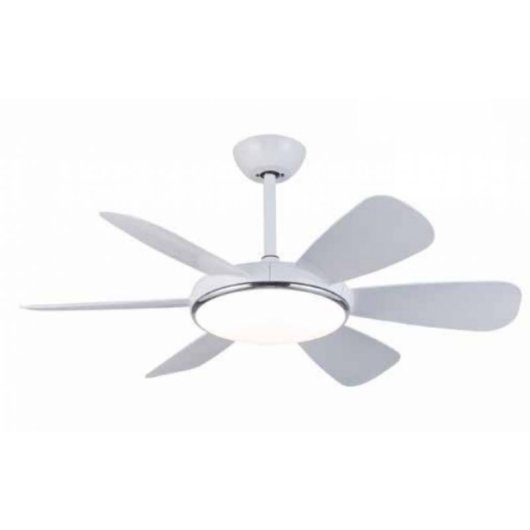 Ventilateur de Plafond avec Lumière FM Calefacción VT-NIX L 24W 107cm 6 Vitesses DC Télécommande Minuterie Inversion
