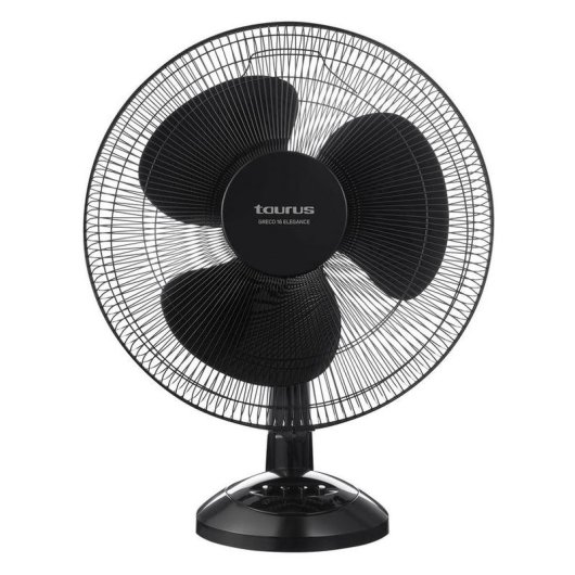 Ventilador de Sobremesa Taurus GRECO 16 45W 3 Velocidades Oscilación 40cm Cabezal Inclinable