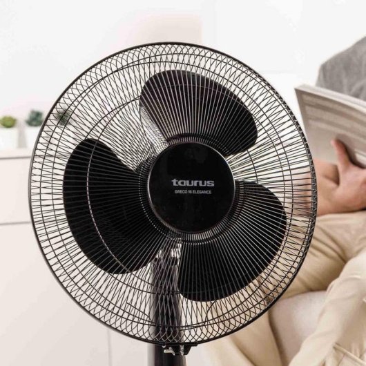Ventilador de Sobremesa Taurus GRECO 16 45W 3 Velocidades Oscilación 40cm Cabezal Inclinable