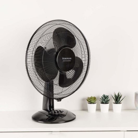 Ventilador de Sobremesa Taurus GRECO 16 45W 3 Velocidades Oscilación 40cm Cabezal Inclinable