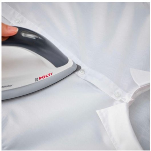 Vaporisateur Polti Fluid Curve Gris Blanc Alu Universel