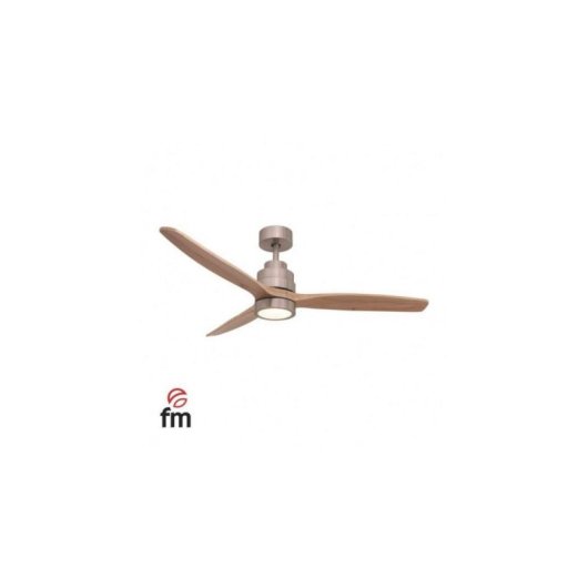 Ventilador de Techo con Luz FM Calefacción VT7000L 34,6W 132cm 6 Velocidades Motor DC Mando Temporizador