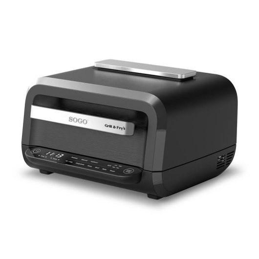 Airfryer SOGO SS-10130 4L 1700W Zwart 10 Programma's Automatische Uitschakeling