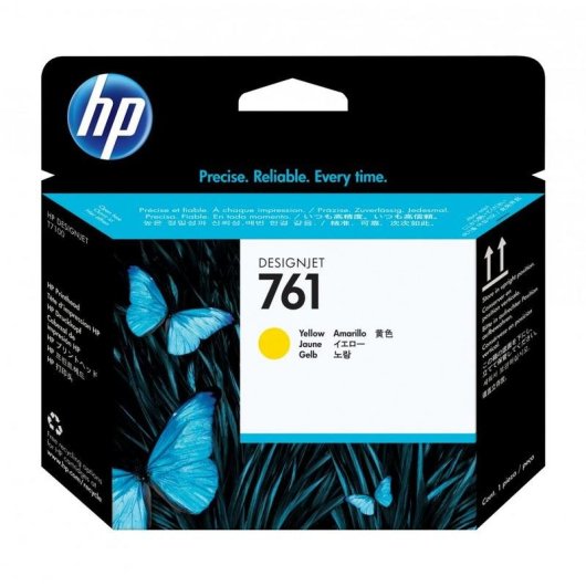 Cabezal de impresión HP DesignJet 761 amarillo para HP DesignJet T7100