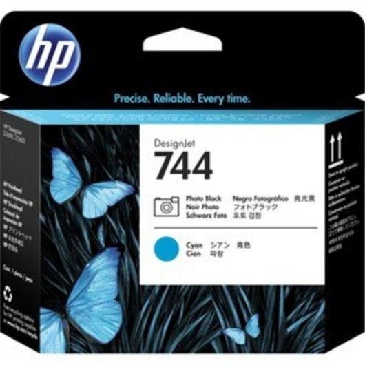 Cabezal de impresión HP DesignJet 744 negro fotográfico/cian