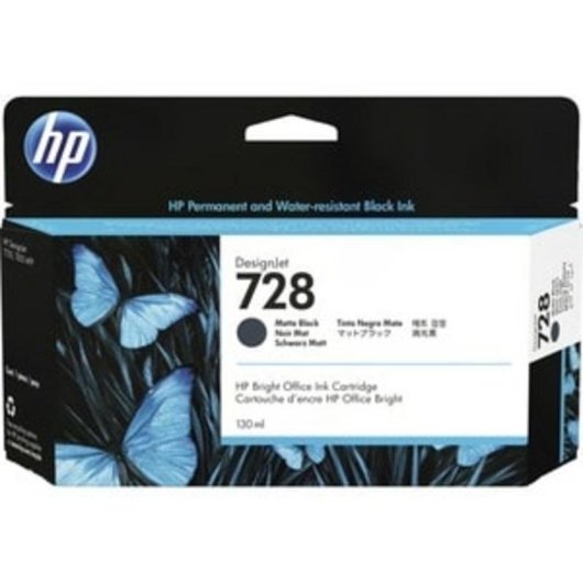 Cartucho de tinta HP DesignJet 728 negro mate 130 ml
