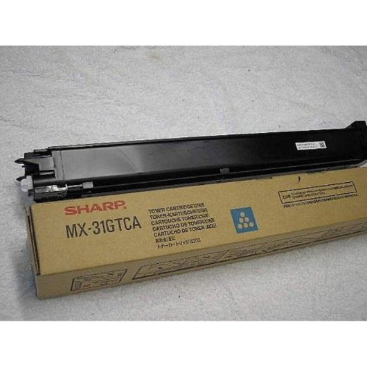 Cartuccia Toner Sharp MX-31GTCA Cyan Originale 15000 pagine