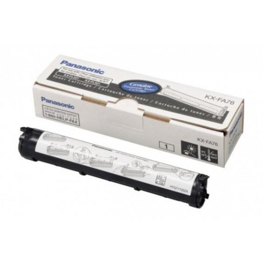 Cartucho de Tóner Original Panasonic KX-FA76X Negro 2000 páginas
