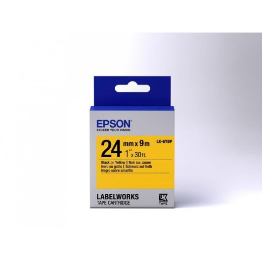 Cintas para impressoras de etiquetas Epson LK-6YBP pastel 24 mm x 9 m