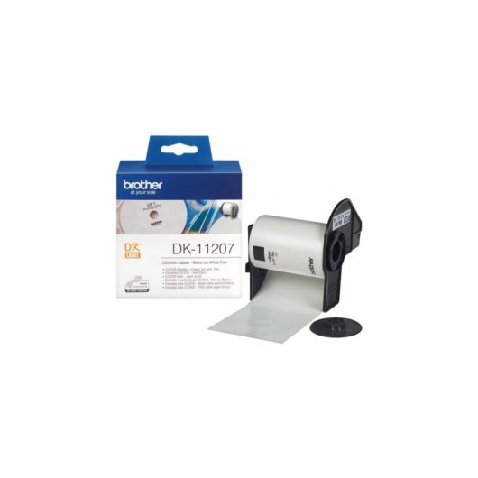 Cinture per stampanti di etichette Brother DK-11207 Nero su bianco 100 pezzi