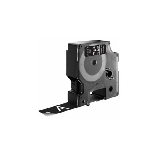 Fita para Etiquetas Dymo D1 19 mm x 7 m Branco sobre Preto para LabelManager