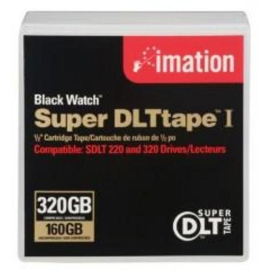 Cinta de datos virgen Imation Super DLTtape 1 320 GB Negro