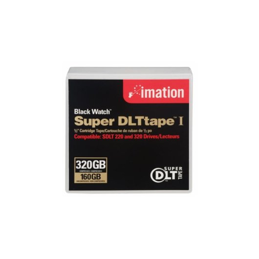 Cinta de datos virgen Imation Super DLTtape 1 320 GB Negro