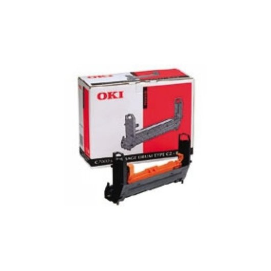 Tambor Negro Original Oki para Okipage C7200 C7400 Compatible C7000N