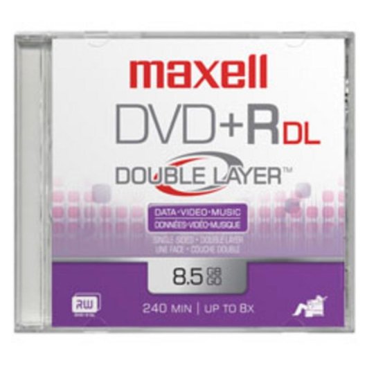 DVD+R DL Maxell 10 Pack 8,5 GB Caja Pastel 8x