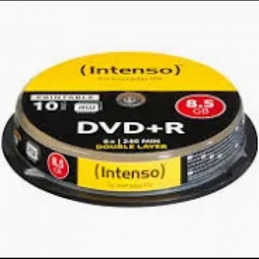 DVD+R DL Intenso 10 unidades 8,5 GB Imprimible Caja Pastel