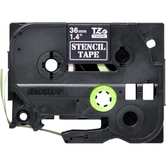 Cinta para Rotuladora Brother STE-161 Transferencia Térmica 3,6 cm x 3 m Negro