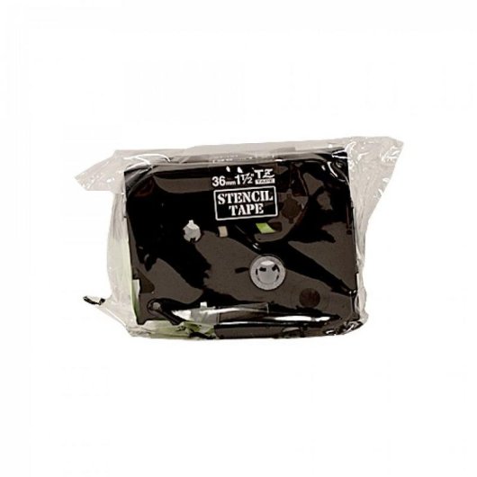 Cinta para Rotuladora Brother STE-161 Transferencia Térmica 3,6 cm x 3 m Negro