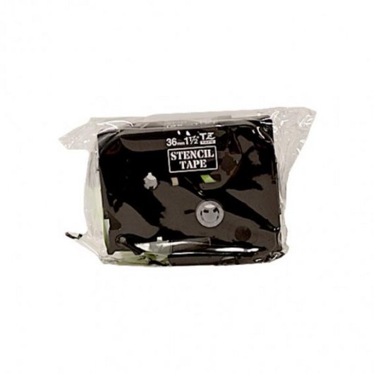 Cinta para Rotuladora Brother STE-161 Transferencia Térmica 3,6 cm x 3 m Negro