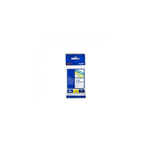 Cinta para impresora de etiquetas Brother TZE-233 Azul sobre blanco 12 mm 8 m