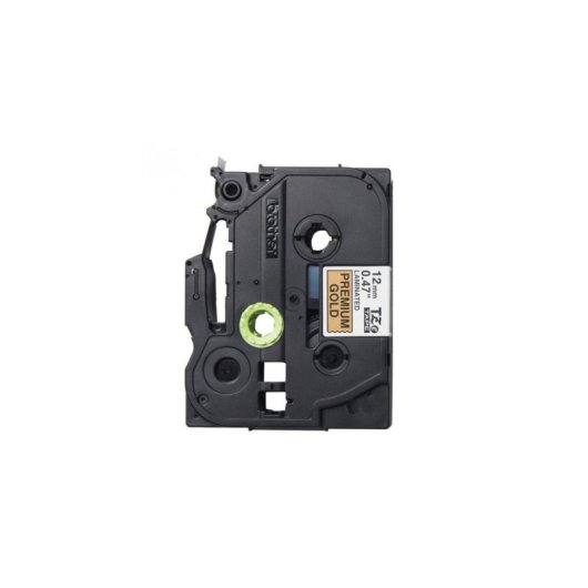 Cinta Laminada Brother TZE-PR831 Negro en Oro 1,2 cm x 8 m