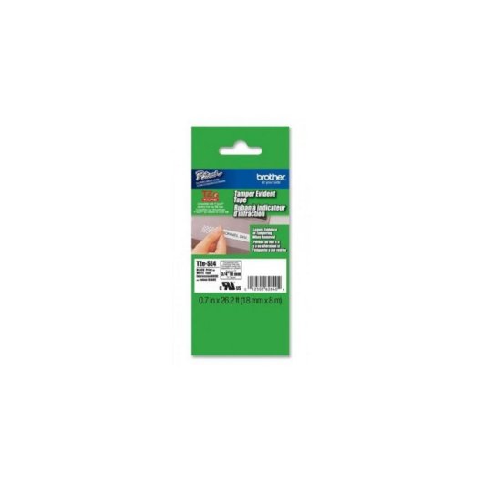 Cinta para rotuladora Brother TZE-SE4 laminada 18 mm x 8 m