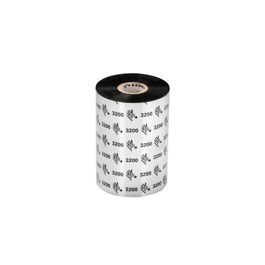 Cinta térmica Zebra 3200 Wax/Resin 450 m 11 cm 6 pièces Noir