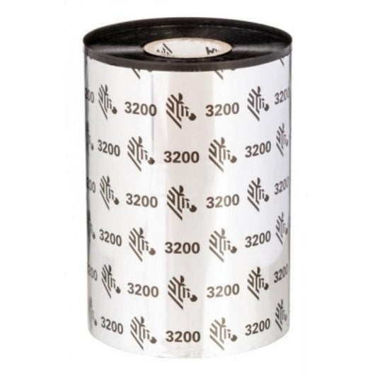 Cinta térmica Zebra 3200 Wax/Resin 450 m 11 cm 6 pièces Noir
