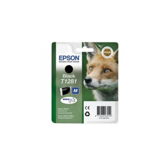 Cartuccia Inchiostro Epson T1281 Originale Nero DURABrite