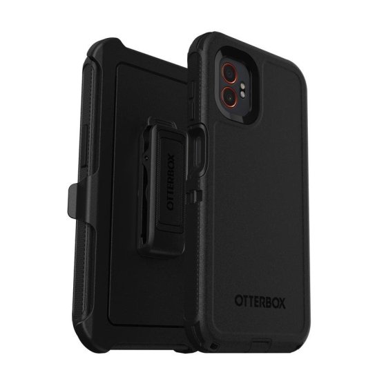 Funda OtterBox Defender Series Silicona Negra Antigolpes para Galaxy XCover7 Pro