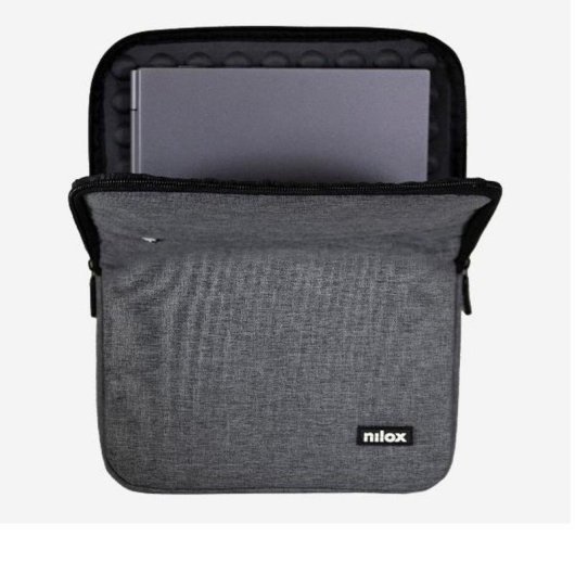 Hülle Sleeve Nilox NXSL13GY für Laptops bis 13,3" grau