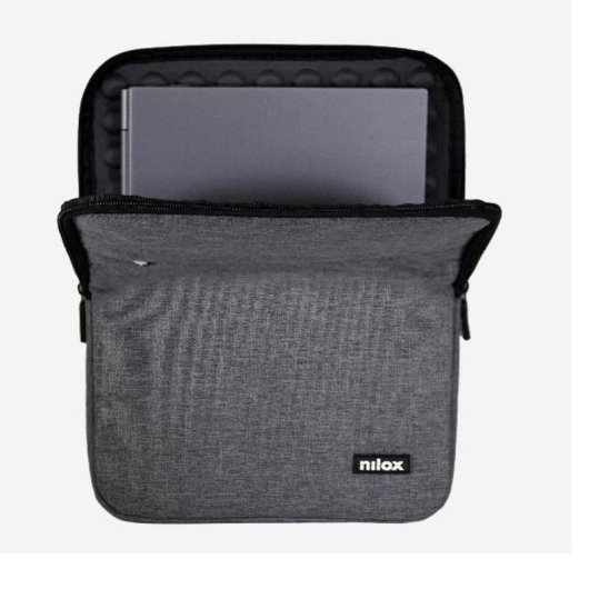 Funda Sleeve Nilox 14.1" Gris Acolchada para Portátiles y Tablets