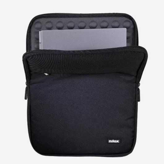 Hülle Sleeve Nilox 15.6 Schwarz für Laptop