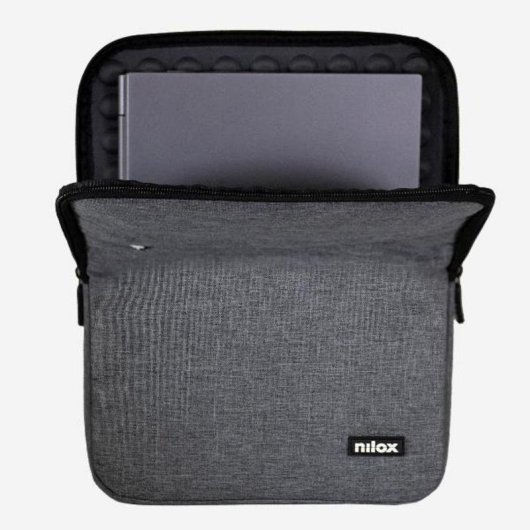 Funda Sleeve Nilox 15.6" Gris Acolchada para Portátiles