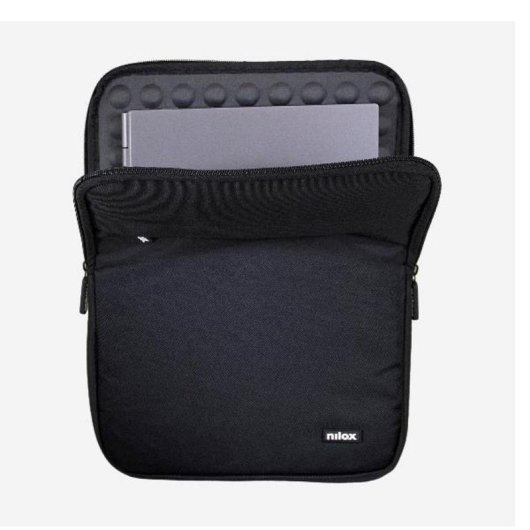 Hülle Sleeve Nilox 17.3" Schwarz für Laptops und Tablets
