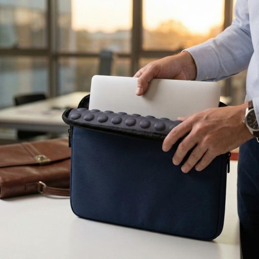 Funda Sleeve Nilox 17.3" Azul para Portátiles y Tablets