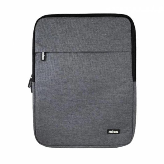 Hülle Sleeve Nilox 17.3" Grau Gepolstert für Laptops