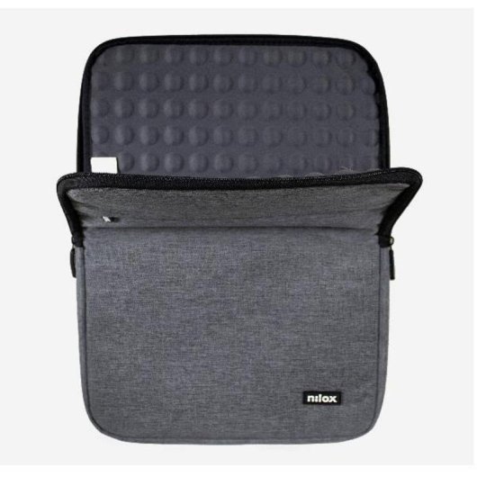Hülle Sleeve Nilox 17.3" Grau Gepolstert für Laptops