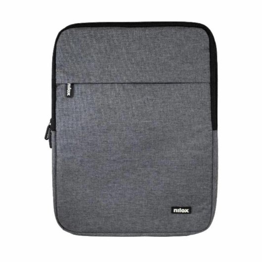 Hülle Sleeve Nilox 17.3" Grau Gepolstert für Laptops