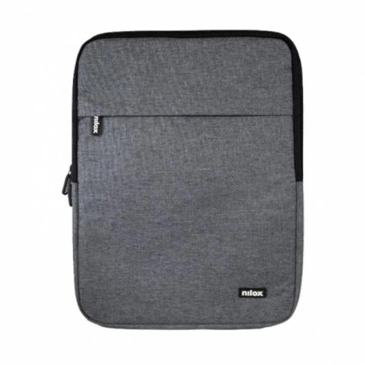 Hülle Sleeve Nilox 17.3" Grau Gepolstert für Laptops