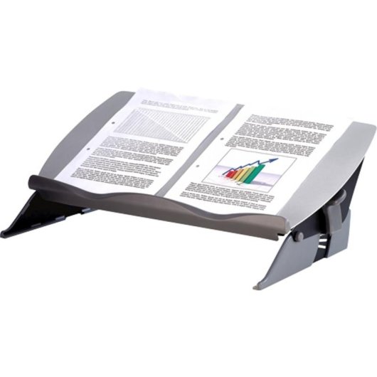 Atrilo Multifunzionale Fellowes Easy Glide Regolabile Nero/Grigio