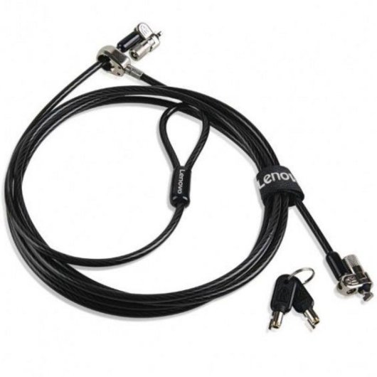 Cabo antifurto Lenovo 4XE0N80915 com chave, preto, 280 g