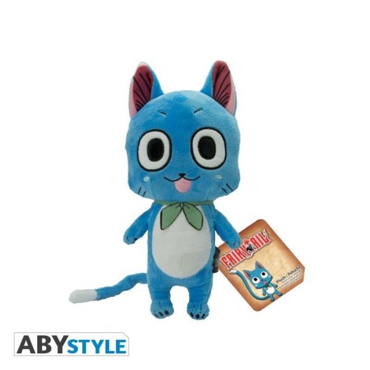 Peluche ABYSTYLE FAIRY TAIL Happy 25 cm Blu