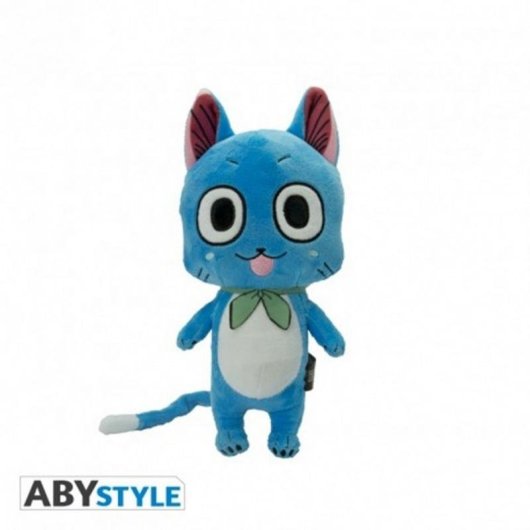 Peluche ABYSTYLE FAIRY TAIL Happy 25 cm Blu