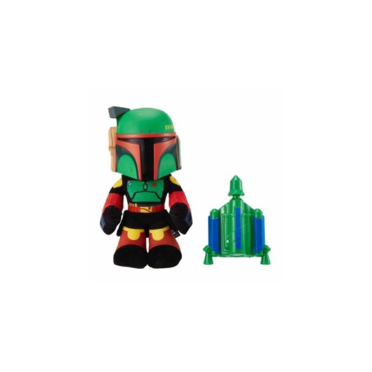 Peluche Star Wars Boba Fett Mattel 30 cm con Lanzador de Misiles