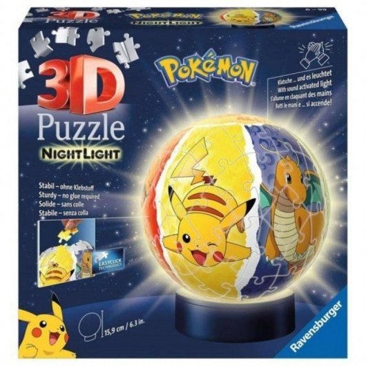 3D-Puzzle Ravensburger mit beleuchteter LED-Basis 72 Teile