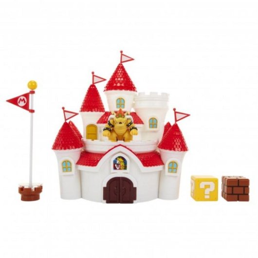 Burg Deluxe Mushroom Kingdom Nintendo JAKKS PACIFIC Multifarben Kunststoff
