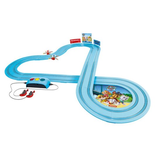 Set von Strecken und Fahrzeug Carrera RC Paw Patrol Race N Rescue Kunststoff Blau Rot