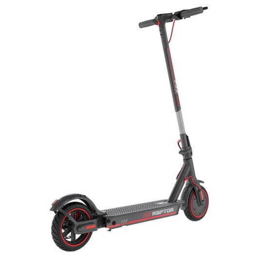 Patinete eléctrico Aiwa F22 Raptor 350W Autonomía 30km Ruedas sólidas Gris